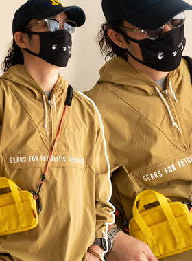 埋不烂 2025秋弹道尼龙手机包证件包耳机包潮流手提小挎包 MK053L