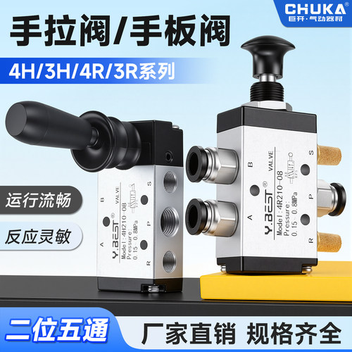 气动手拉阀3R2104H210-08