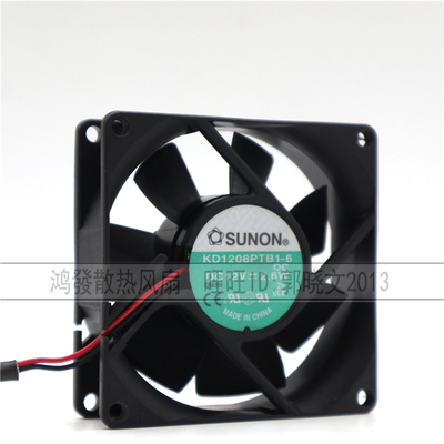 原装 建准SUNON KD1208PTB1-6A 8025 8CM机箱风扇12V 2.6W 双滚珠