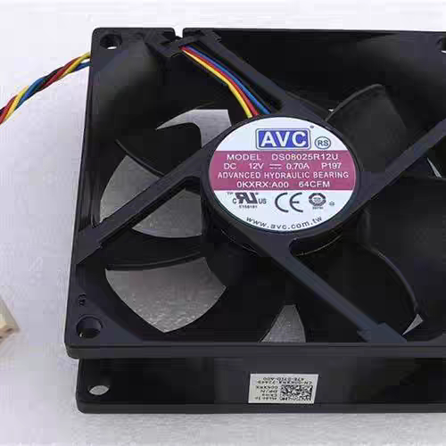 AVC AVC 8025 8CM风扇4线温控调速DS08025R12U 12V 0.70A OKXRX