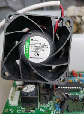 YH-XQF X6038G24LB DC 24V 0.3A 60x60x38mm 6厘米散热风扇