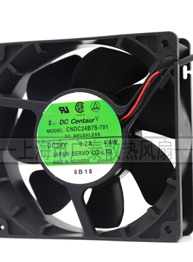 日本伺服CNDC24B7V/24B7S-701 24V 0.2A 4.8W变频器风扇CNDC24B7R