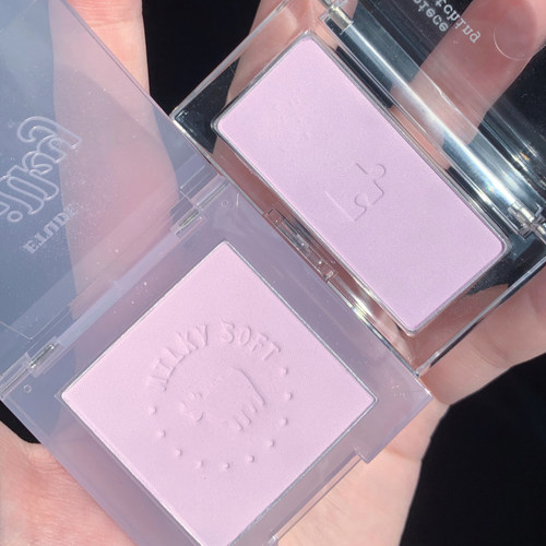 holika腮红单色哑光腮紫膨胀色