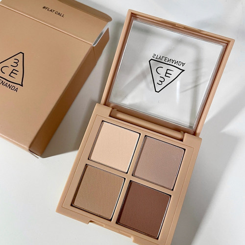 3ce四色眼影盘哑光燕麦拿铁