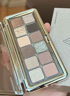 3ce眼影水泥盘12色rawneutrals十二色眼影沙丘废土风眼影棕色眼影