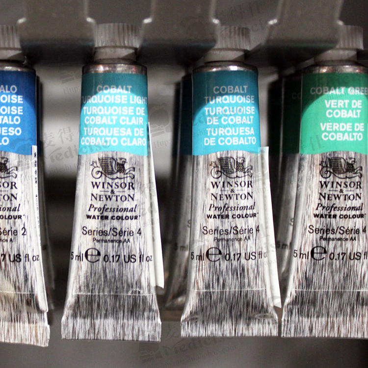 进口温莎牛顿水彩颜料艺术家级 管装专家级系列S1-S4 单支5ml水彩