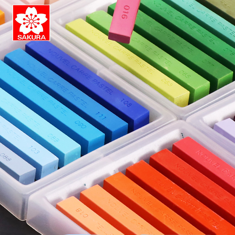 樱花单支DIY硬粉彩条棒素描速写