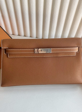 VIP级全手缝蜡线 elan 27cm 进口原厂 Madame皮女士手包宴会包