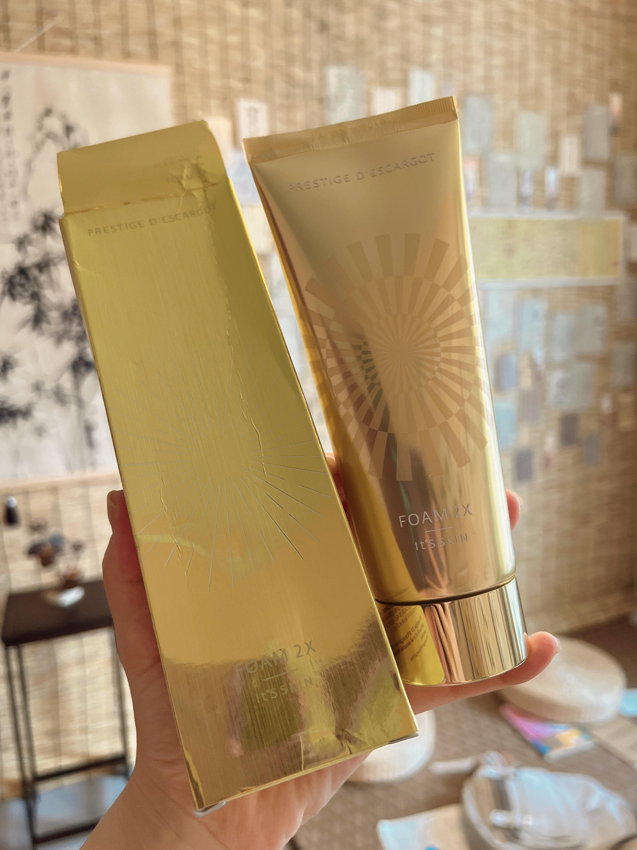 韩国it'sskin伊思晶钻蜗牛洗面奶深层清洁补水保湿祛痘控油滋润