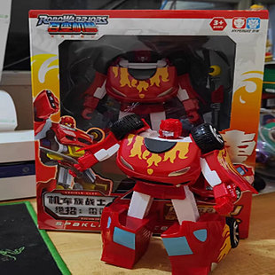 星杰百变机兽洛洛历险记 霹雳火 变形变身金刚机器人儿童玩具现货