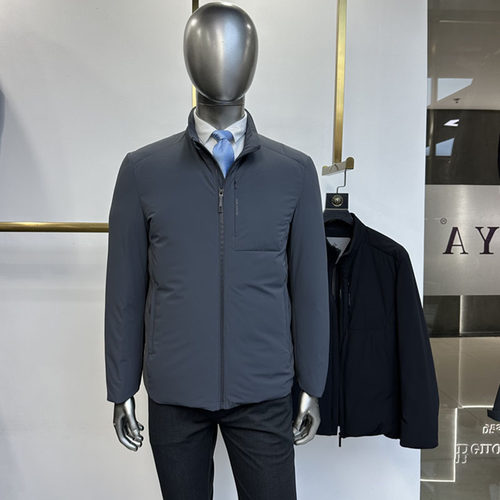 鹅绒直充户外休闲轻便男士羽绒服