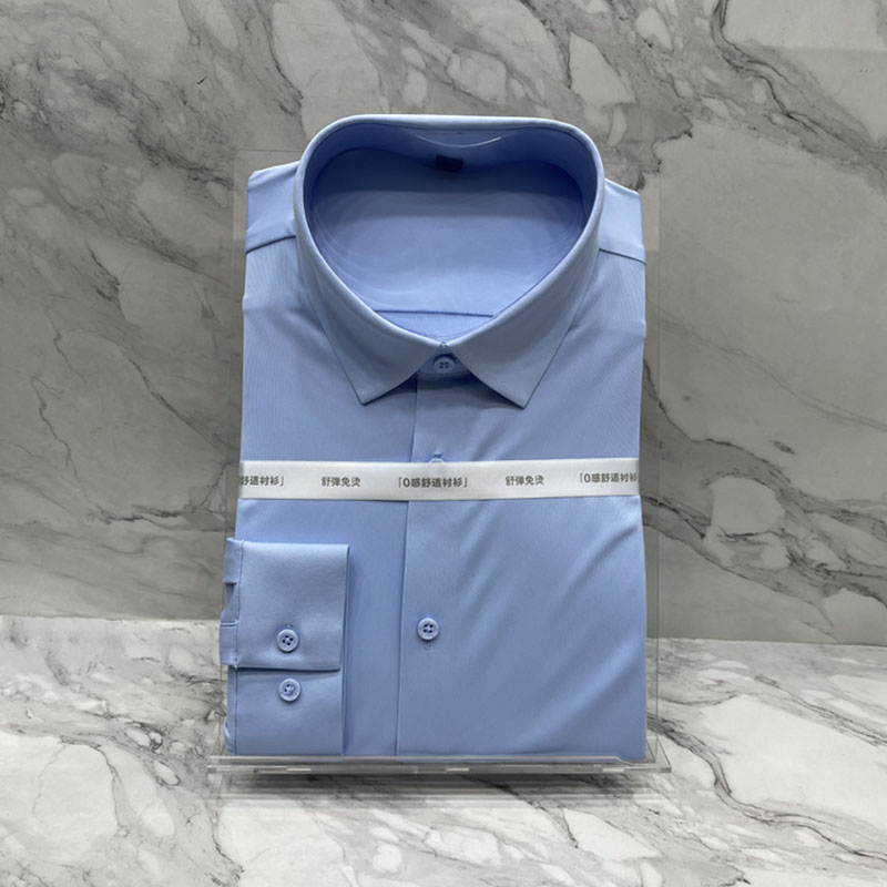 长袖时尚休闲高弹免烫衬衫