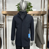 秋冬款 男士 棉服中长风衣外套连帽羊毛内胆均可脱卸固定棉工艺保暖