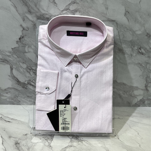 处理 依文专柜诺丁山品牌 男士长袖衬衫施华洛钻扣全棉商务1480元
