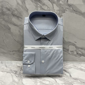 款 商务修身 男士 衬衫 四季 千鸟格设计时尚 长袖 无痕一体高弹免烫 3色