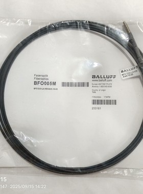 全新巴鲁夫BALLUFF光纤传感器,型号BFO005M,BF议价产品