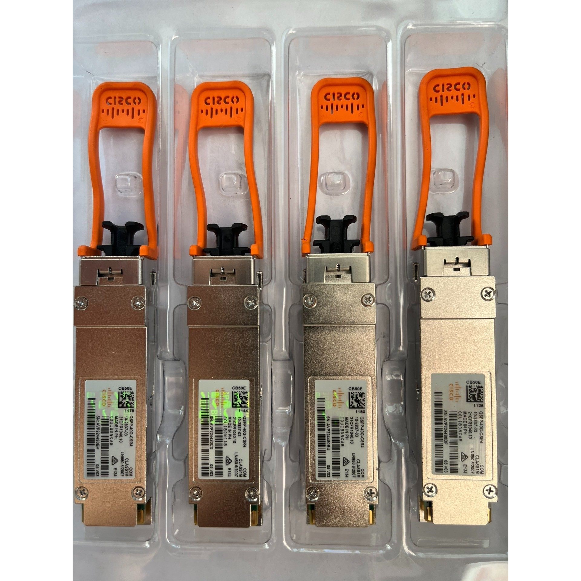 CISCO思科 QSFP-40G-CSR4,原装镭射绿光,工议价产品