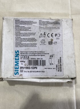 电压释放器 3RV1902-1DP0,210-240V议价产品