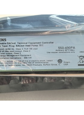 550-490PA BACnet楼宇控制器,SIEME议价产品