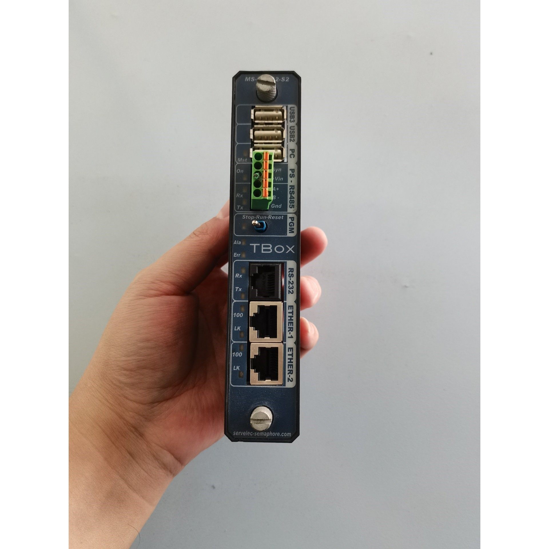 拆机TBOX工业通讯模块,MS-CPU32-S2型号,4口以议价产品