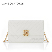 特价 折扣LOUISQUATORZE瑞克朵丝韩国代购 女士乳白色单肩斜挎皮包