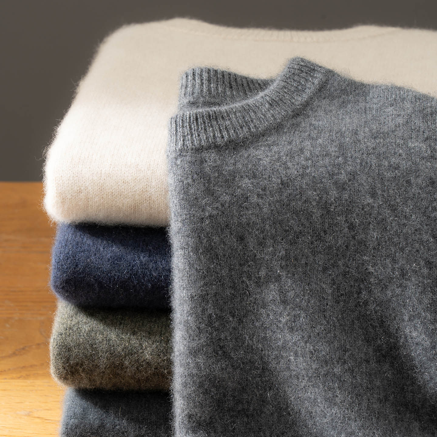 【康赛妮baby】重磅加厚羊绒衫男纯山羊绒圆领半领毛衣针织衫大码,男装,羊绒套衫,淘宝优惠券,粉丝福利购,淘宝优惠卷