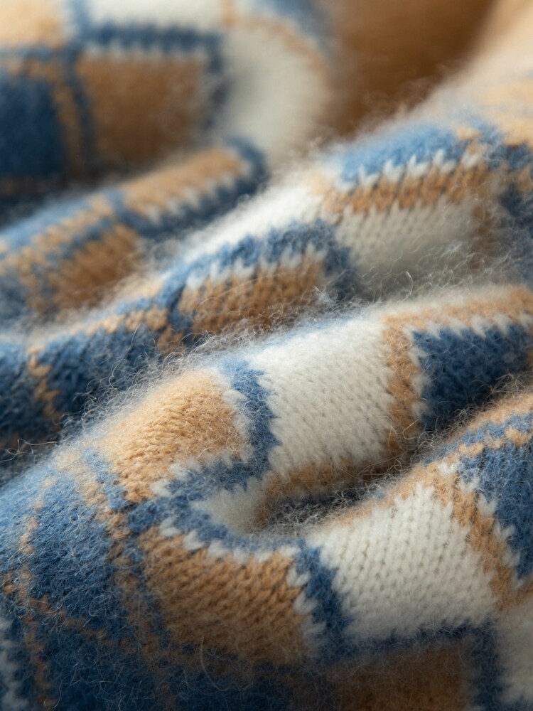 오르도스 100% 캐시미어 스웨터 남성용 라운드 넥 스웨터 100 퓨어 울 레트로 자카드 니트 베이스 그린