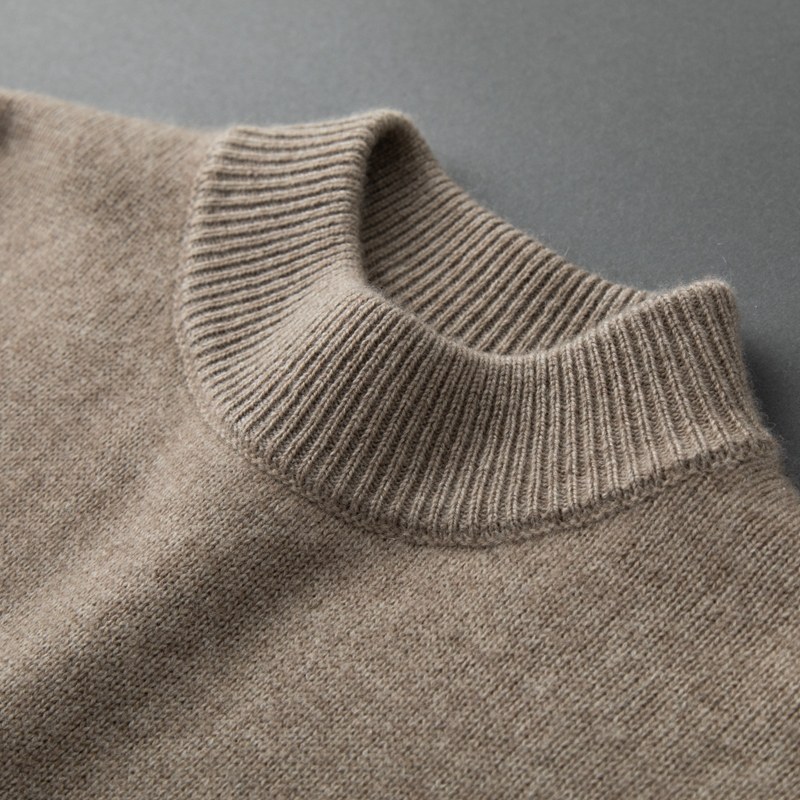 鄂尔产双股加厚羊绒衫男100%纯山羊绒半高领毛衣针织衫大码羊毛衫,男装,羊绒套衫,淘宝优惠券,粉丝福利购,淘宝优惠卷