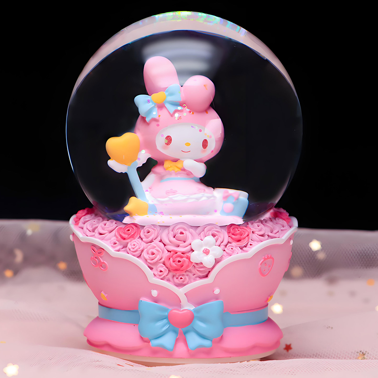 美乐蒂水晶球音乐盒女孩生日礼物