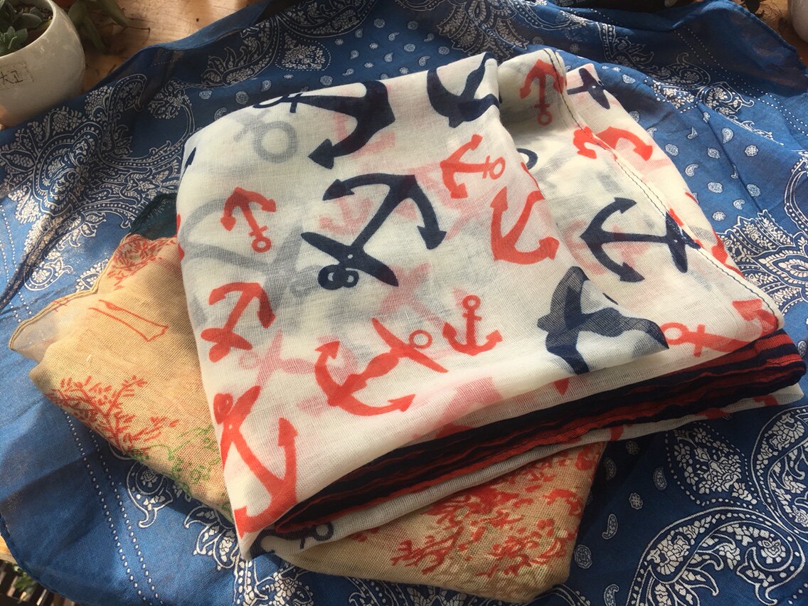 库存纱巾围巾巴厘纱秋冬女士保暖忱心忱现货其他