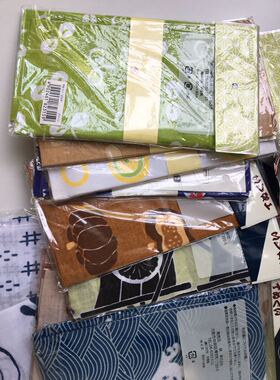 全棉原包装粗布不收边日式擦汗巾