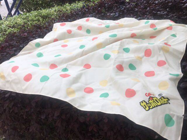 附录款涤纶蚂蚁布100cm盖布桌布礼品行李包裹布大方巾忱心忱现货