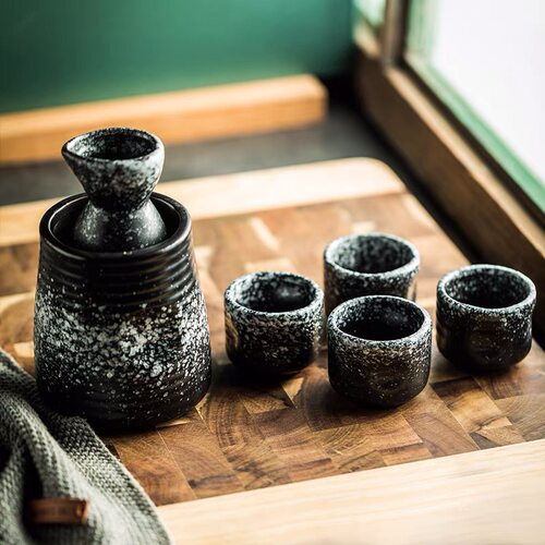 有家铭瓷清酒酒具套装温酒器