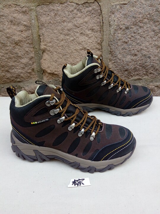 ALBATRE肥胖脚宽版户外外贸高帮34号徒步37码登山鞋防风mckinley