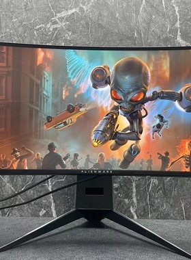 外星人AW3418DW 34寸曲面电竞显示器 4K 120HZ IPS AW3821DW