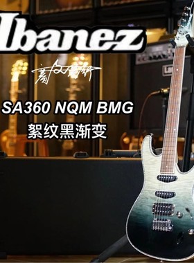 Ibanez SA360 NQM BMG 絮纹黑渐变电吉他