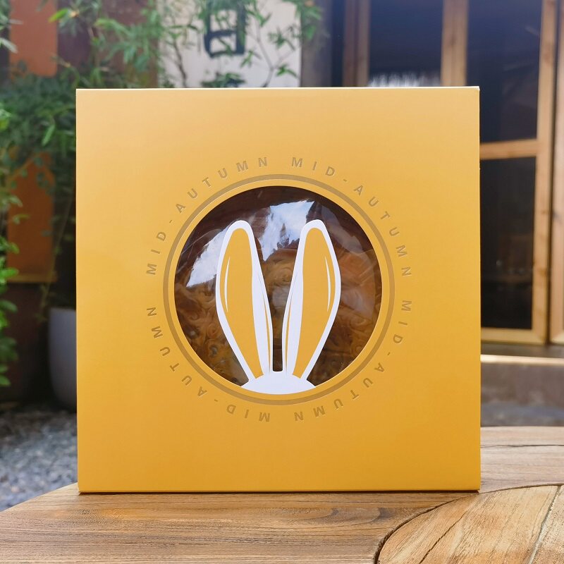 2026创意一斤2斤装老式大月饼包装盒中秋月饼礼盒空盒 糕点盒定制