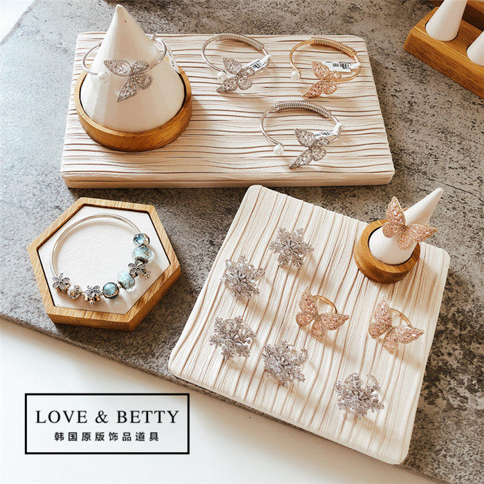 韩国进口首饰托盘 饰品拍摄道具 饰品陈列展示架