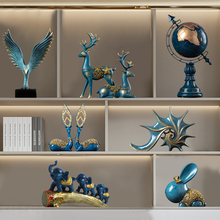 北欧风创意摆件家居装 饰工艺品客厅酒柜电视柜卧室办公桌玄关摆设