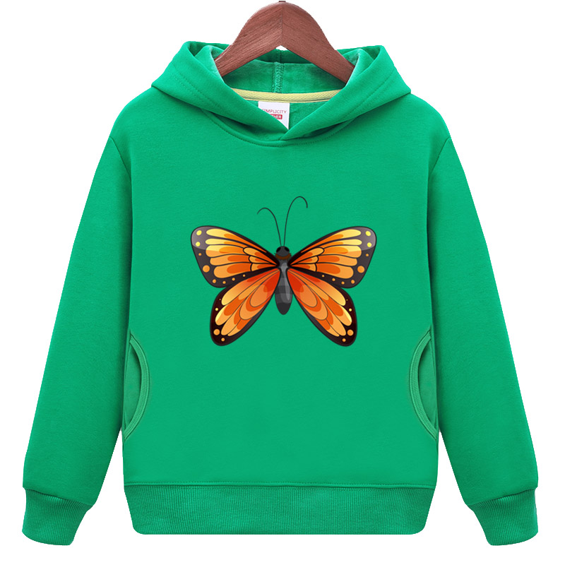 儿童宝宝2加绒加厚3冬花蝴蝶衣服4男童5女童6保暖7卫衣8岁上衣9周