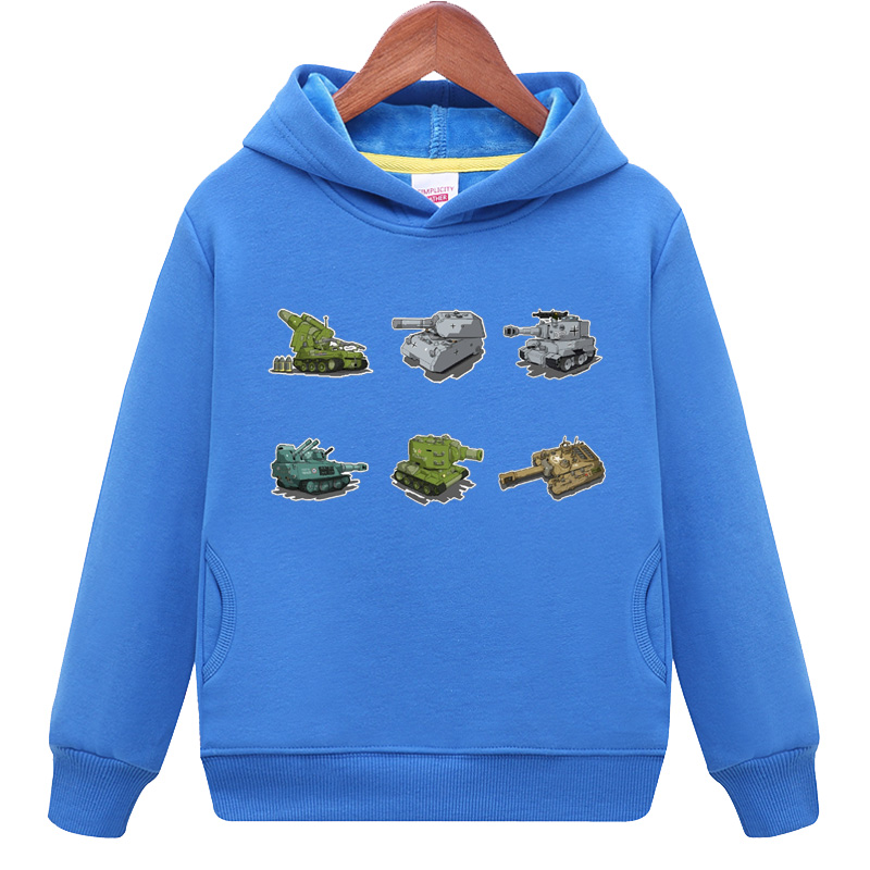卡通坦克男孩童装冬季长袖卫衣