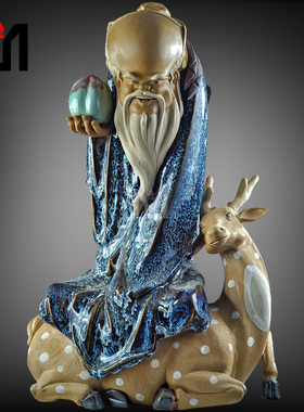 石湾陶瓷公仔省级大师家居门星