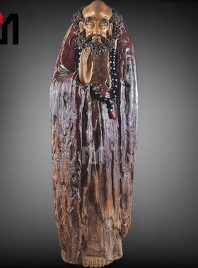 石湾陶瓷公仔大师工艺家居门达摩