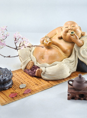 礼物酒柜门弥勒中式风石湾陶瓷