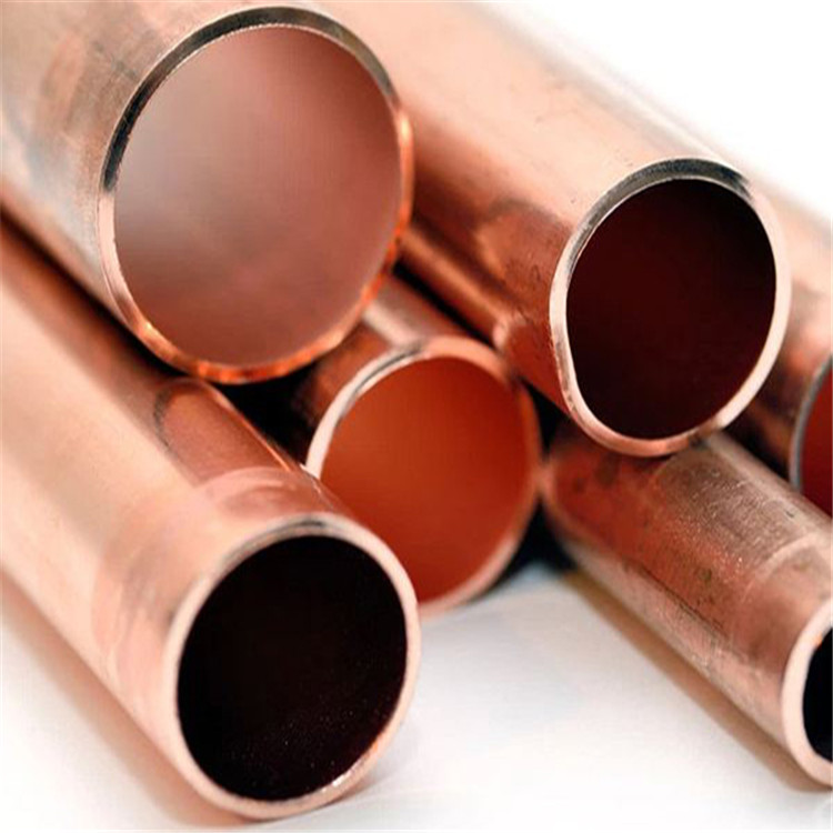tp2脱氧无缝铜管中央空调紫铜管连接管气管液管冷媒管φ22~54直管