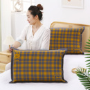 加厚纯棉纱布乳胶枕套一对装 成人40X60乳胶枕头套单人家用枕芯套