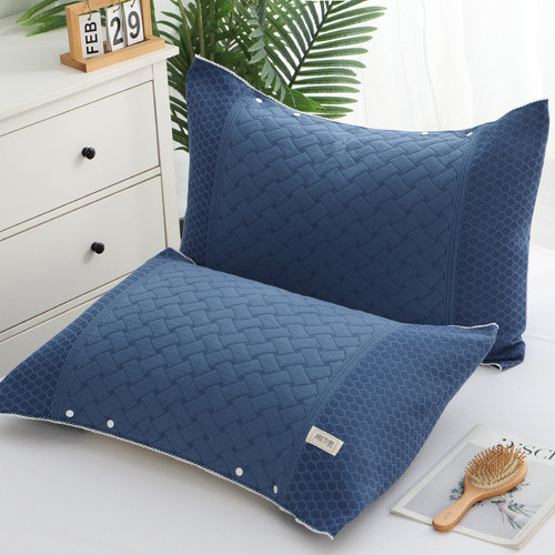 按扣枕巾可固定防滑落枕巾