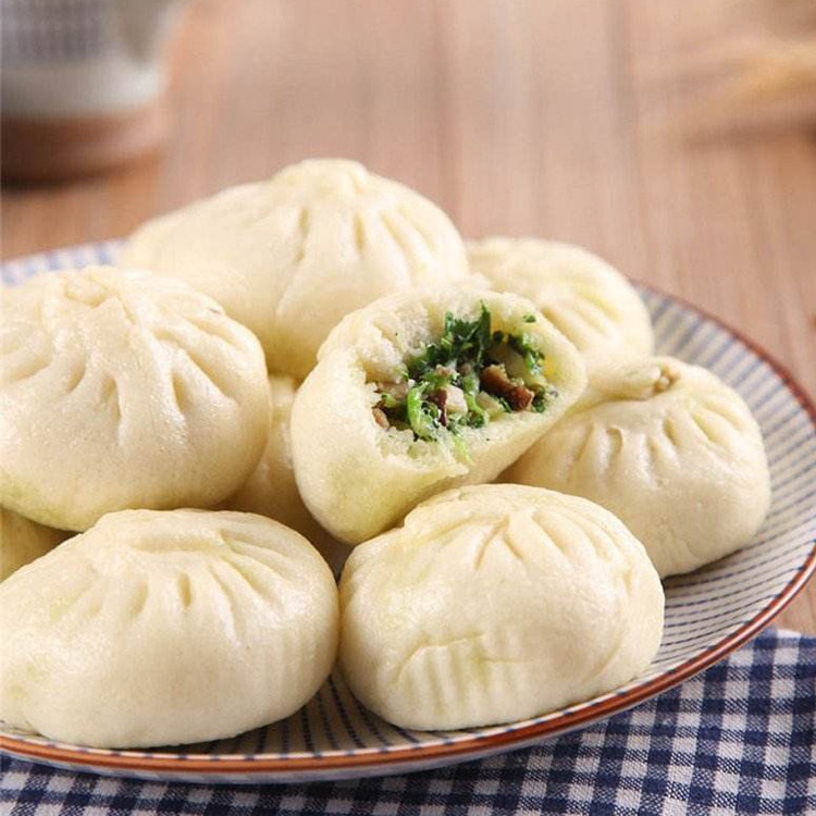 香菇素菜包冷冻素包子超市速冻点心家庭早餐半成品小吃饭店主食蒸