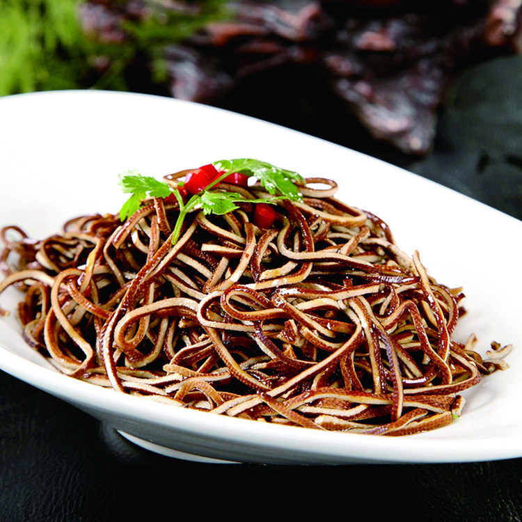 黑豆丝千张丝豆制品饭店凉拌菜黑色腐丝淮扬大煮干丝免切酒店食材