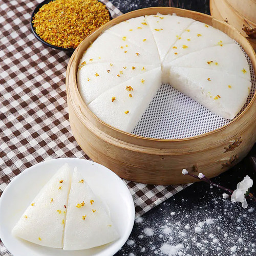 桂花糕300g蒸煮速冻食品早餐传统糕冷冻点心米发糕馒头半成品